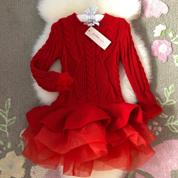 Other - ❌NWT 4/5 SUPER CUTE TUTU SWEATER DRESS ❌Hp❌
